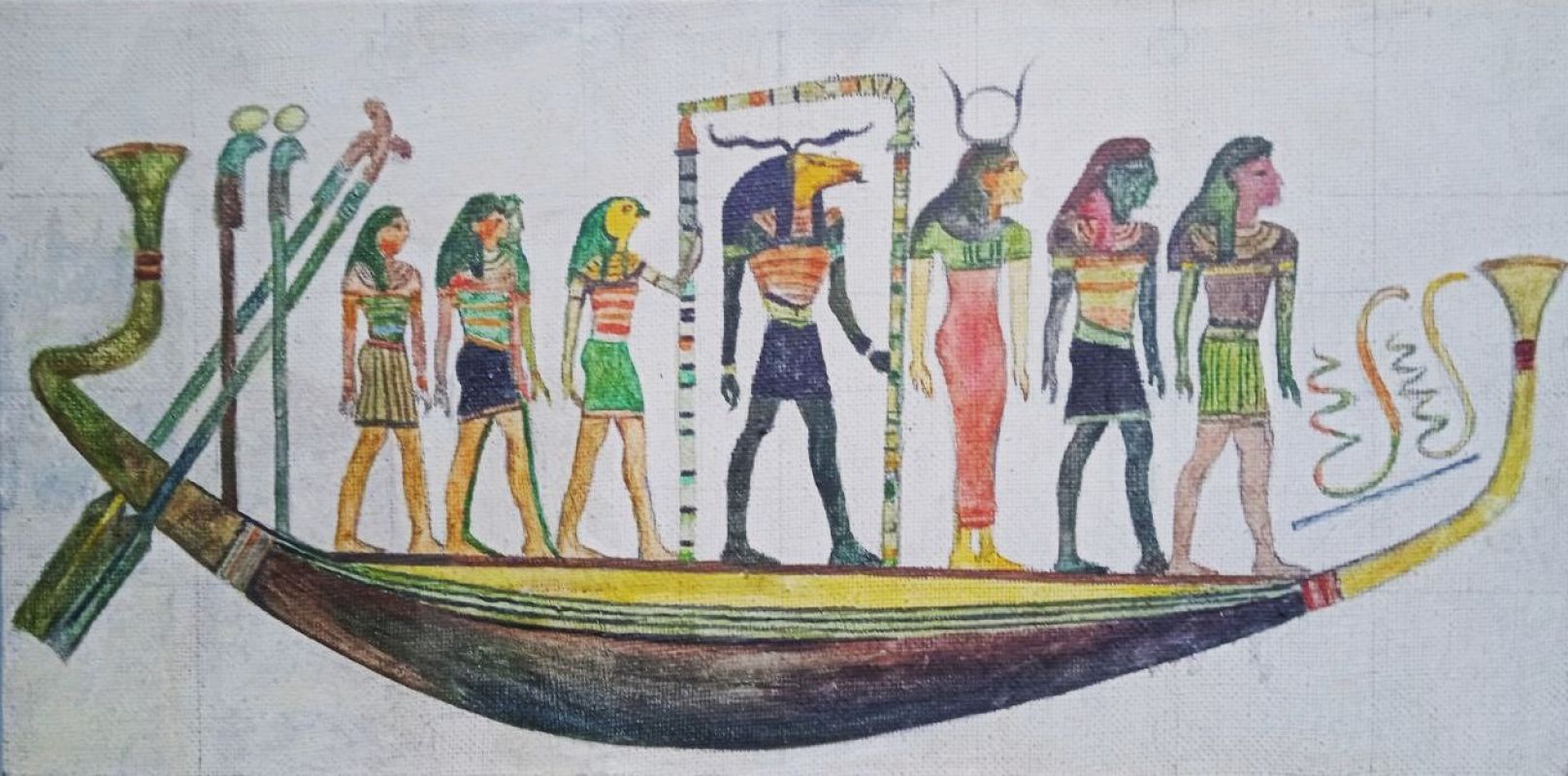 Картина 'Корабль мёртвых' в жанре мистика